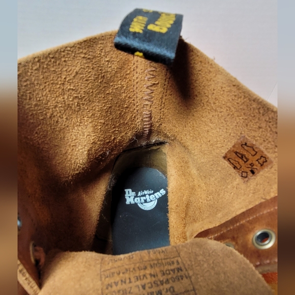 Dr. Martens 1460 PASCAL ZIGGY LEATHER LACE UP BOOTS TAN LUXOR 11 Men / 12 Women - Picture 14 of 15